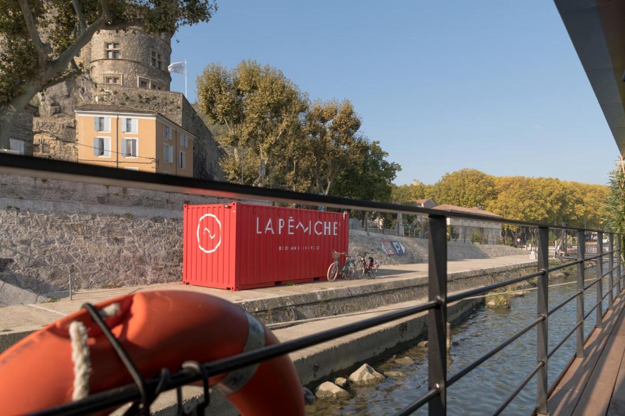 La Peniche - Bed And Bicycle - Tournon Hotel Luaran gambar